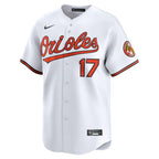 Colton Cowser Baltimore Orioles Nike Home Limited Player Jersey - White