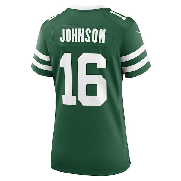 Tyler Johnson New York Jets Nike Women's Team Game Jersey - Legacy Green