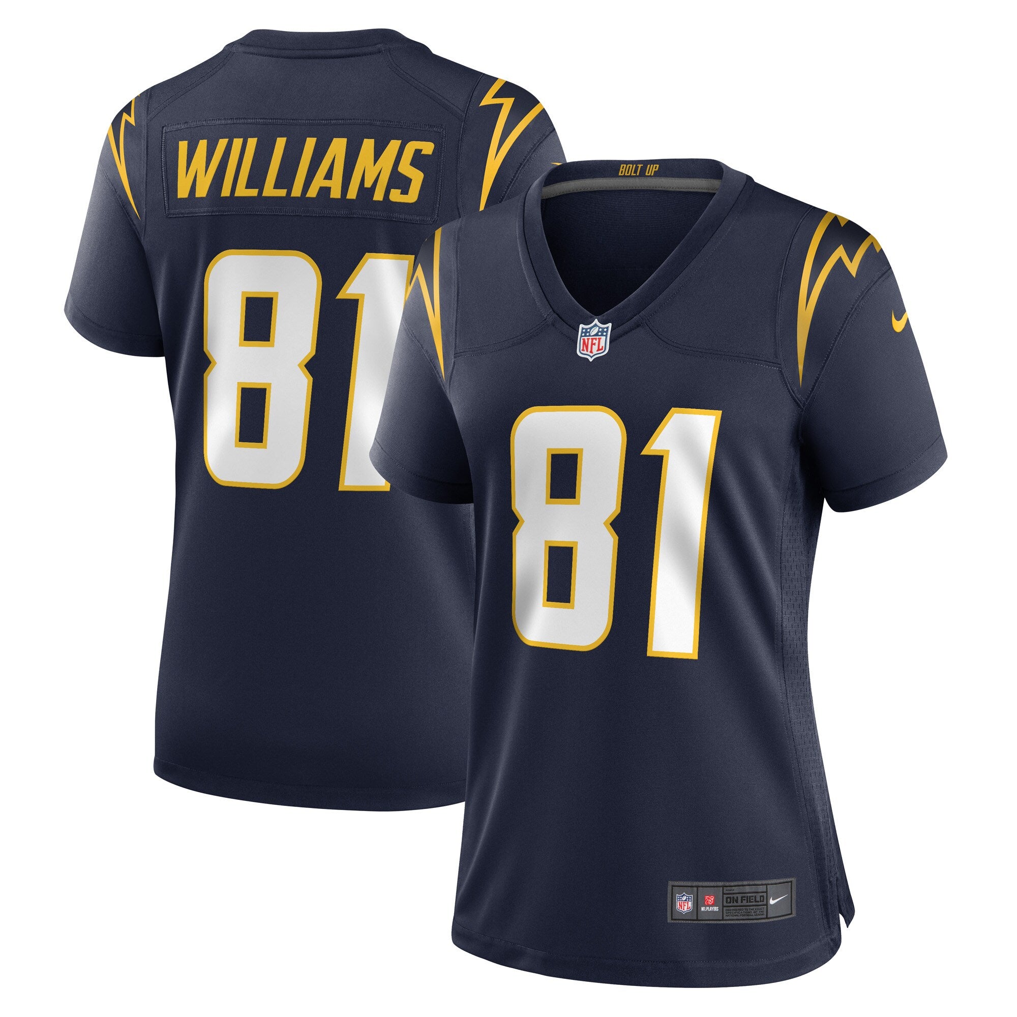 Mike Williams Los Angeles Chargers Nike Women's Game Jersey - Powder Blue/Navy/Royal