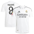Kylian Mbappé Los Merengues adidas 2024/25 Home Authentic Player Jersey - White