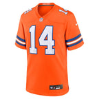 Courtland Sutton Denver Broncos Nike Mile High Collection 1977 Throwback Player Game Jersey - Orange