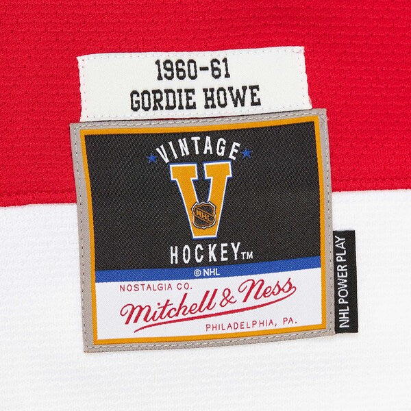 Gordie Howe Detroit Red Wings 1960-61 Power Play Jersey - Red