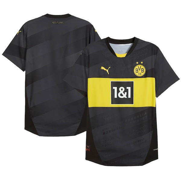 Borussia Dortmund Puma 2024/25 Away Authentic Jersey - Black