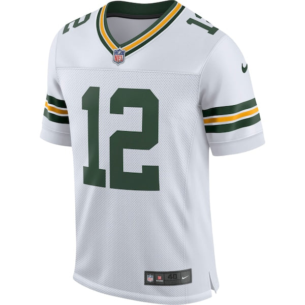 Aaron Rodgers Green Bay Packers Nike Classic Elite Player Jersey - White/Green