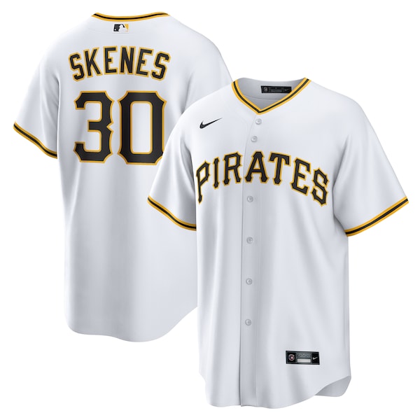 Paul Skenes Pittsburgh Pirates Nike Home Replica Player Jersey - White