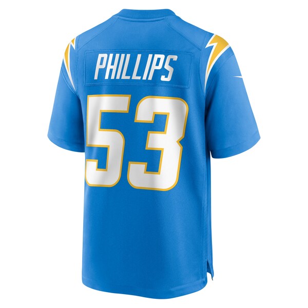 Del'Shawn Phillips Los Angeles Chargers Nike Team Game Jersey -  Powder Blue