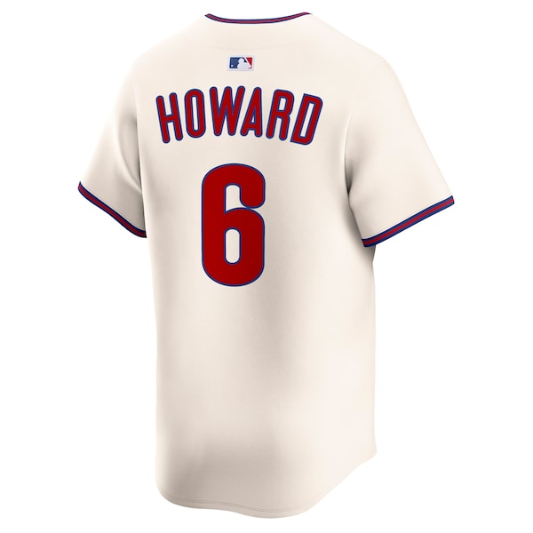 Ryan Howard Philadelphia Phillies Nike Alternate 2 Retired Limited Player Jersey - Cream/White