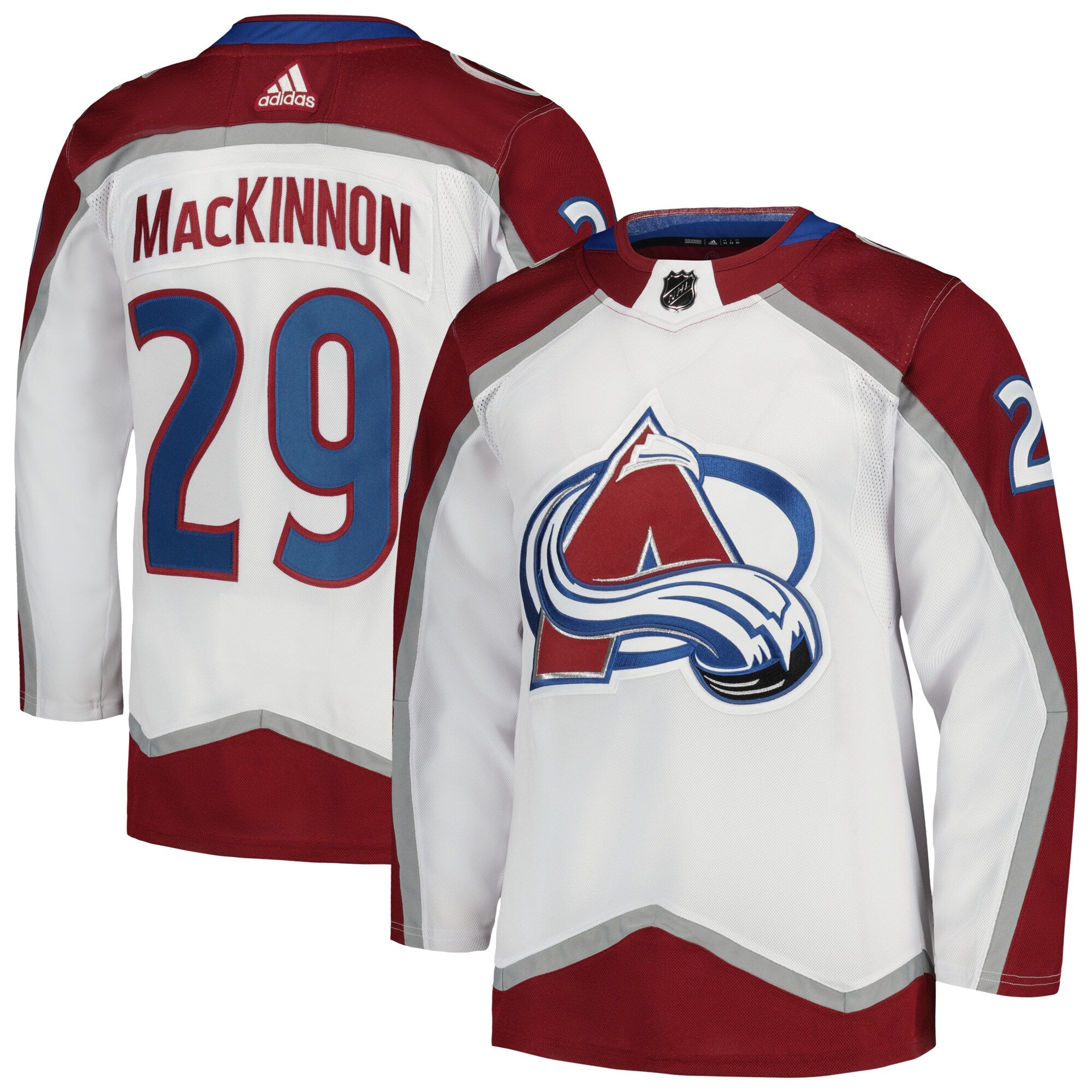 Nathan MacKinnon Colorado Avalanche adidas Home Primegreen Authentic Player Jersey - Burgundy/Navy/White