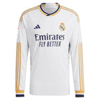 Luka Modric Los Merengues adidas Home 2023/24 Authentic Long Sleeve Jersey - White