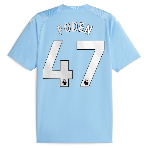 Phil Foden Manchester City Puma 2023/24 Home Replica Player Jersey - Sky Blue
