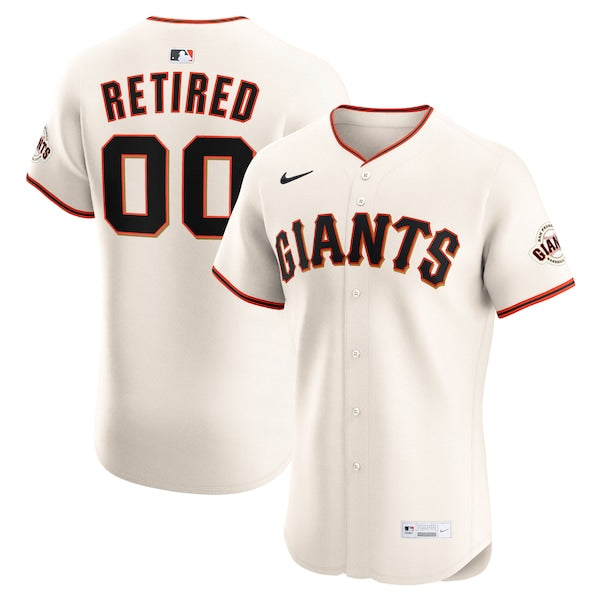 San Francisco Giants Nike  Home Elite Pick-A-Player Retired Roster Jersey - Cream