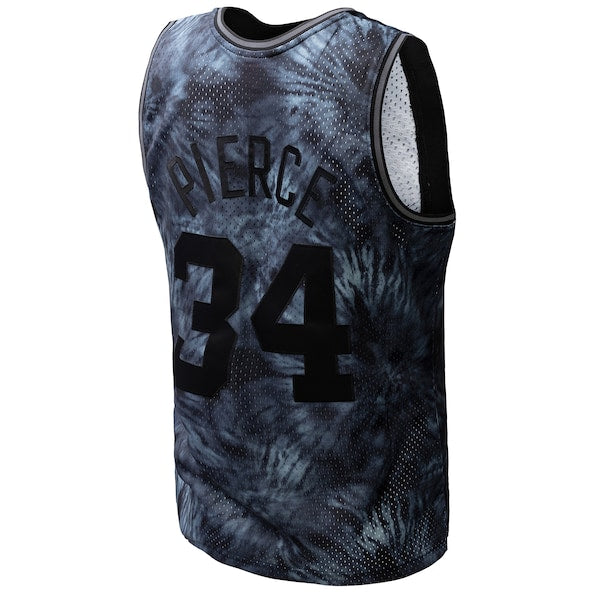 Paul Pierce Boston Celtics Hardwood Classics 2007/08 Tie-Dye Swingman Jersey - Black