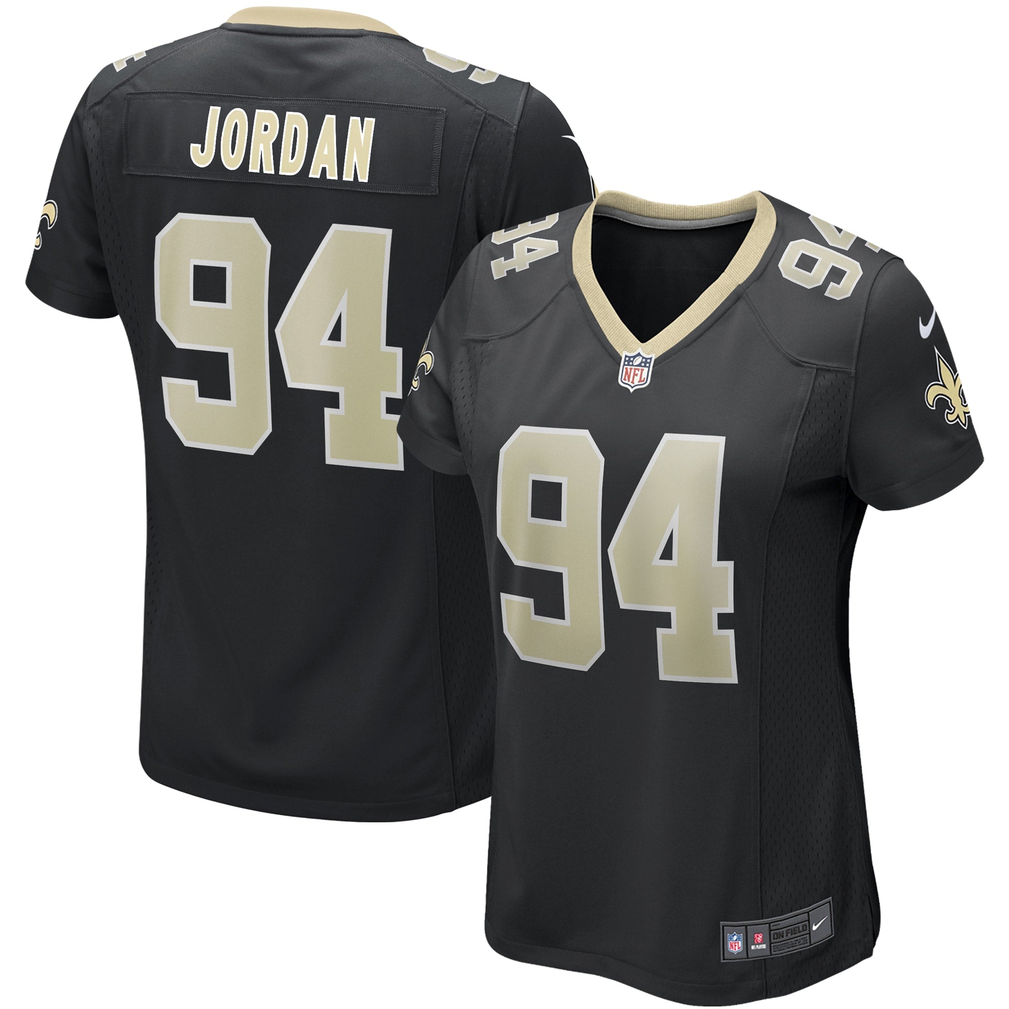 Cameron Jordan New Orleans Saints Nike Women's Alternate Game Jersey -  White/Black