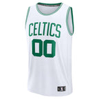 Boston Celtics  Fast Break Custom Jersey - Association Edition - White/Kelly Green/Black