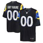 Los Angeles Rams Nike Youth 2025 Rivalries Collection Custom Game Jersey - Midnight Blue/Royal