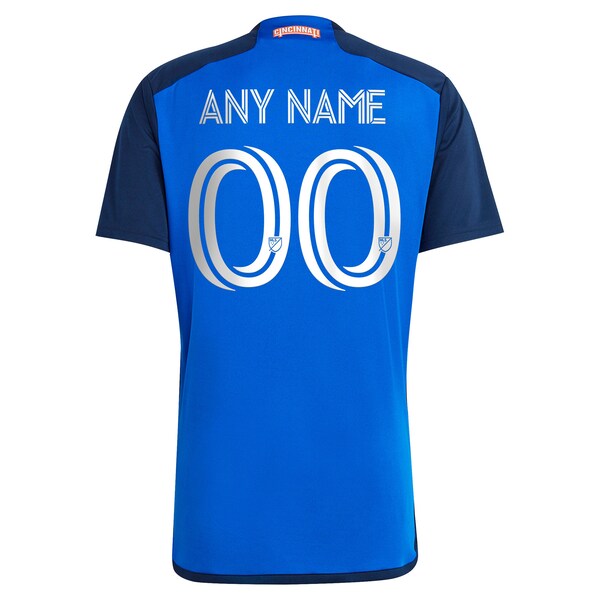 FC Cincinnati adidas 2024 River Kit Replica Custom Jersey - Blue