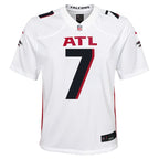 Bijan Robinson Atlanta Falcons Nike Youth Player Game Jersey - White