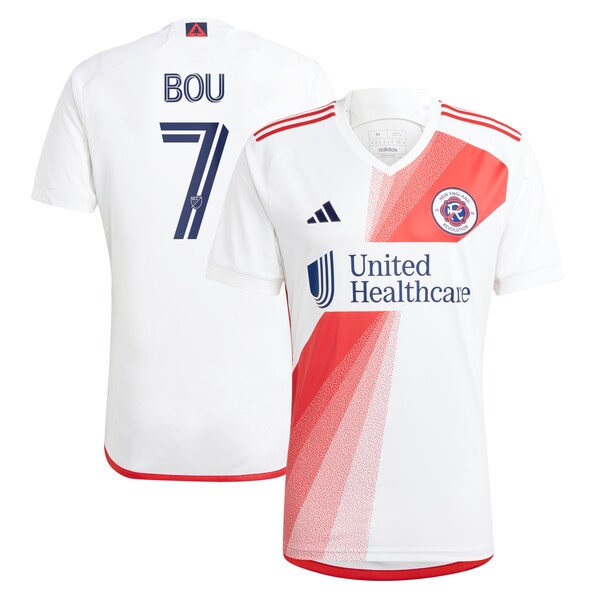 Gustavo Bou New England Revolution adidas 2024 Defiance Replica Jersey - White