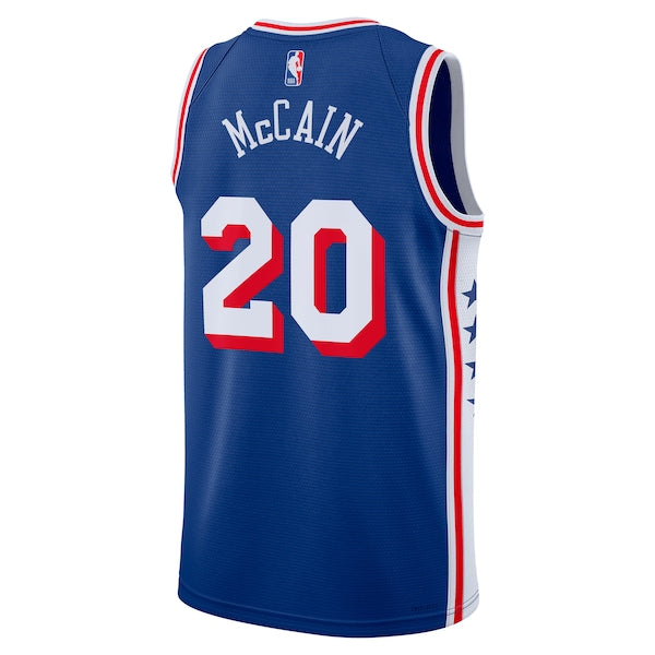 Jared McCain Philadelphia 76ers Nike Swingman Jersey - Icon Edition - Royal